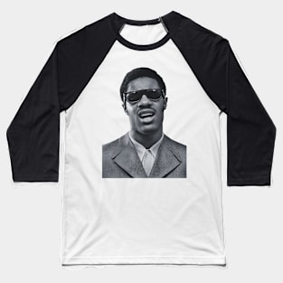 BW Stevie Wonder Baseball T-Shirt